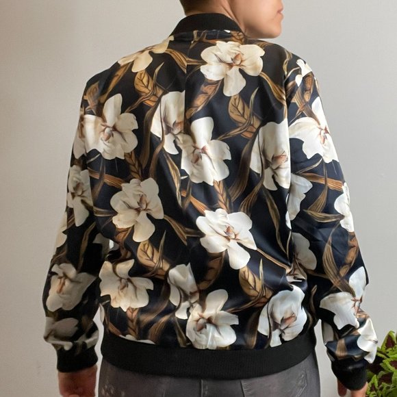 Kaffe Floral Bomber Jacket -M- - Picture 8 of 10